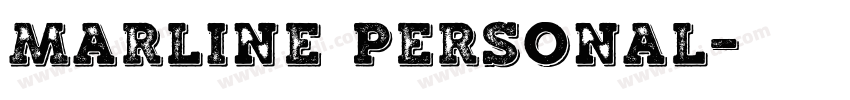 Marline Personal字体转换